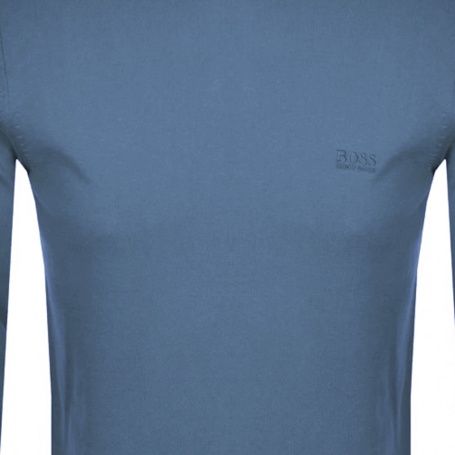 Alternative Image for ProductBOSS Pacas L Knit Jumper Blue3